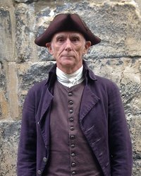 Patrick in Georgian costume